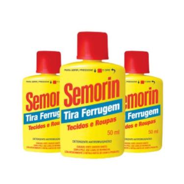 Imagem de Kit 3 Tira Ferrugem 50ml Semorin