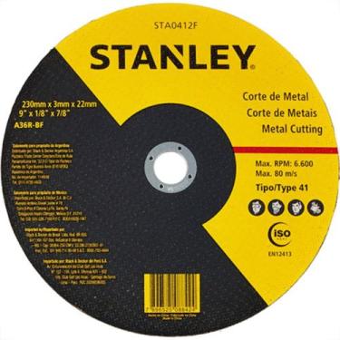 Imagem de Disco Corte Stanley 9X7/8X3.0 - SATA