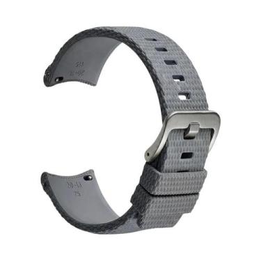 Imagem de Pulseiras De Borracha Curvadas Para Relógios Masculinos 20mm 21mm 22mm