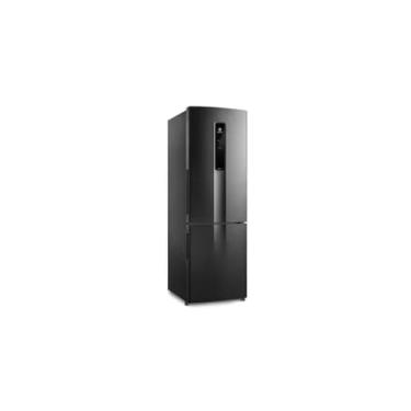 Imagem de Electrolux Geladeira Electrolux Frost Free Inverter 400L Efficient AutoSense e Rapid Freeze Inverse Black Inox Look (IB6B) Bivolt