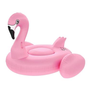 Imagem de Boia Inflável Gigante Floatie Kings Piscina 1,80m - Flamingo
