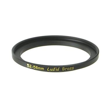 Imagem de LUŽID Adaptador de anel de filtro Step Up X2 de latão 52 mm 58 mm 52 58 Luzid
