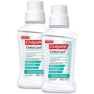 Imagem de Kit C/ 2 Solução Bucal Colgate OrthoGard 250ml