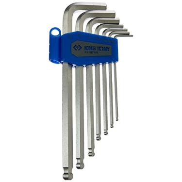 Imagem de KingTony BR Jogo Chave L Hexagonal Abaulada Longa Com 07Pcs Pol Kingtony Br 20107Sr