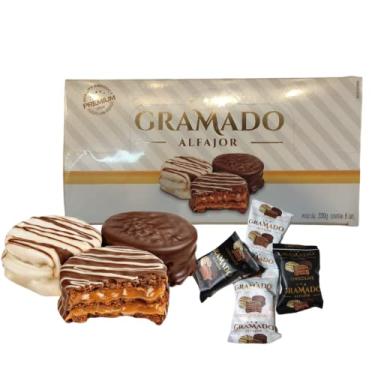Imagem de Alfajor Gramado Serra Gaúcha 3 Sabores 990g - 18 Unidades