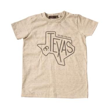 Imagem de Camiseta Infantil Cowboys Bege Texas