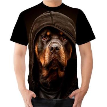 Imagem de Camiseta Camisa Cachorro Cão Raça Rottweiler Bravo Sério - Dias No Est