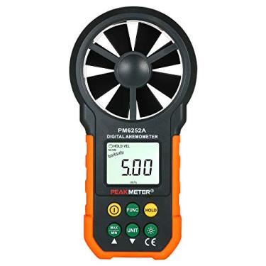 Imagem de Tingpai Handheld Anemômetro Medidor de Velocidade do Portátil Medidor CFM Medidores de xo de Ar Termômetro com LCD Ba light pa Coleta de Dados Meteorológicos Ao Ar Livre Vela Surf