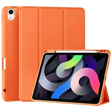 Imagem de GUKSRASO iPad 10ª Geração Estojo 2022, iPad 10.9 Inch Estojo com armação à prova de choque TPU Capa com Porta-lápis, Suporte para Dormir/Despertar Automaticamente