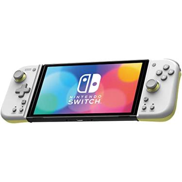 Imagem de Controle Portátil HORI Split Pad Compact (Cinza Claro) - Licenciado Oficialmente Nintendo