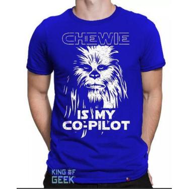 Imagem de Camiseta Chewbacca Star Wars Han Solo Millennium Falcon - King Of Geek