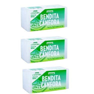 Imagem de Bendita Canfora Tabletes Multiuso (MELHOR QUE NAFTALINA) PACK/3