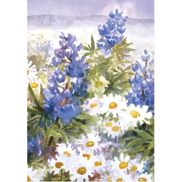 Imagem de Toland Home Garden Flores silvestres 31 x 45 cm Bandeira decorativa primavera verão campo jardim