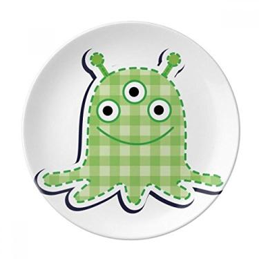 Imagem de Prato de monstro decorativo de porcelana Salver do Universo e Alienígena
