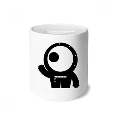 Imagem de DIYthinker Universo Alienígena Monstro Ciclope Alienígena Caixa para Dinheiro Caixa de Cerâmica Porta-Moedas Presente