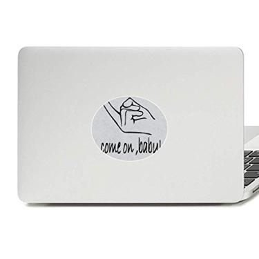 Imagem de Adesivo de notebook com emblema de vinil personalizado Seduce preto
