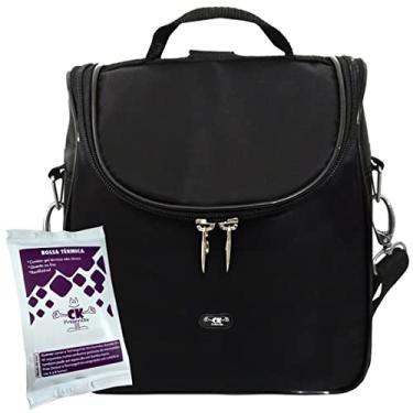 Imagem de Bolsa Térmica Marmita Fitness Lancheira Praia Bebida + Gel Cor:M-KIT08P