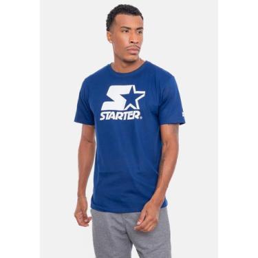 Imagem de Camiseta Starter Estampada Big Logo Azul Mescla
