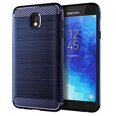 Imagem de Compatível com/substituição para Samsung Galaxy J7 Pro / J7 Pro EU capa traseira ultrafina TPU bumper SSDTXW (azul)