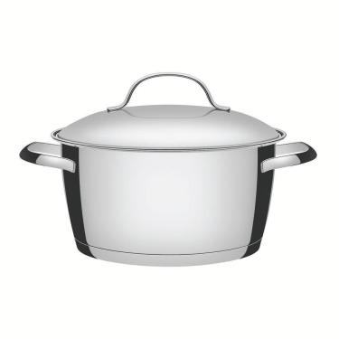 Imagem de Caçarola Funda Allegra Aço Inox Fundo Triplo Fogões De Indução 18 Cm 2,2l - Tramontina 62654181