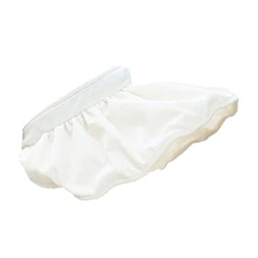 Imagem de Chapéu Balde de Aba Larga de Verão, Tampa Superior Vazia Pano Mercerizado Proteção Solar Sofisticada para Férias à Beira-mar para Piquenique (Bege)