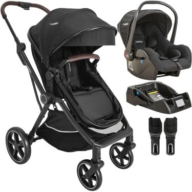 Imagem de Carrinho de Bebe com Bebe Conforto e Base Kiddo Nomad Preto
