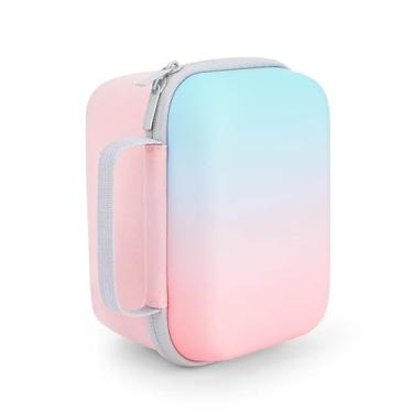 Imagem de Yinke Capa para Polaroid Originals Now+/ Now I-Type/Onestep 2 VF/OneStep+ câmera instantânea, capa de proteção rígida bolsa de transporte de viagem (gradiente)