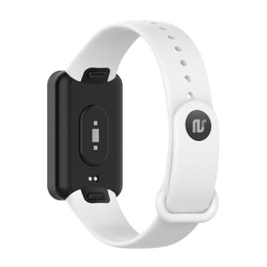 Imagem de Pulseiras de silicone NSmart compativeis com Redmi Smartband PRO (Único, Branca)