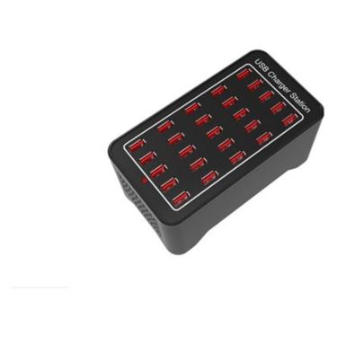 Imagem de Estação Carregador Usb 25x Portas Universal 110v 220v Hub