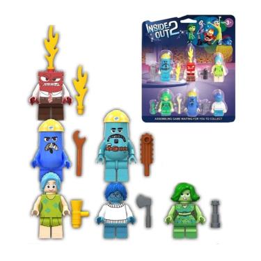 Imagem de Kit 6 Divertidamente 2 Filme Blocos De Montar