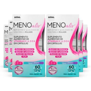 Imagem de Meno Aliv ®- 6 Potes - Suplemento de Bem-Estar Feminino - 60 Cápsulas - Zolve Labs