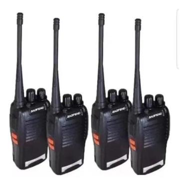 Imagem de Kit 4 Radio Walk Talk Comunicador 16 Ch 12km Baofeng 777s Ht