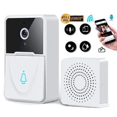 Imagem de Câmera Eletrônico Visual Inteligente Segurança Condomínio Bateria Dura