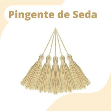 Imagem de Pingente De Seda Tassel - Franja - Amarelo Bebê - Com 50 Unidades - Ny