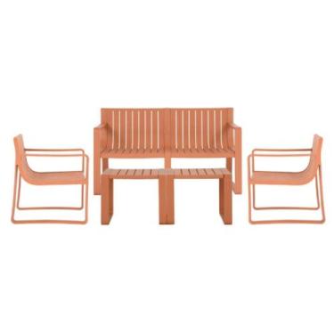 Imagem de Conjunto 2 Poltronas, 1 Sofá 2 Lug e 2 Mesas Área Externa Verte Eco Ri