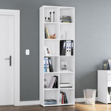 Imagem de Estante Caracol 12 Nichos Branca Politorno, Branco