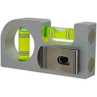 Imagem de Mini régua de nível magnética de liga de alumínio sólida mini medidor de bolha de nível portátil (85 x 45 x 15 mm)