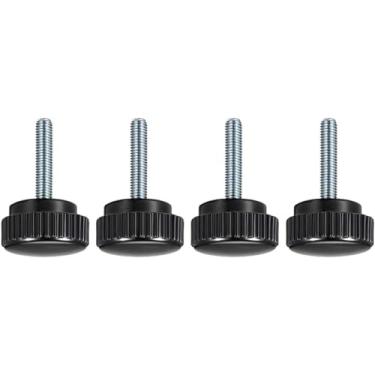 Imagem de Boxonly Parafuso de polegar serrilhado para furadeira de serra, torno de prensa e gabaritos de roteamento, máquinas de embalagem, equipamento de impressão, puxadores de aperto puxadores rosqueados de