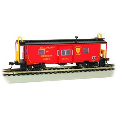 Imagem de Bachmann Trens – Caboose da janela saliente com roof Walk Delaware e Hudson #35720 – Escala HO