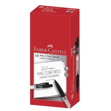 Imagem de Lapiseira Poly Click Pencil 2.0 - Preta Caixa Com 10 - Faber-castell