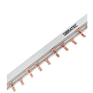 Imagem de Barramento pente din monopolar 63a 12 pinos sibratec