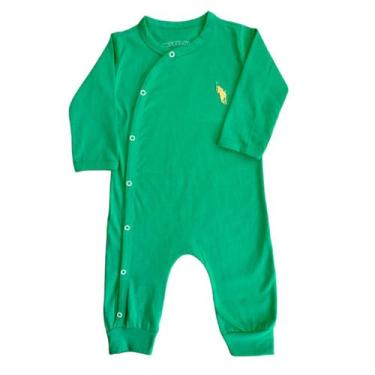 Imagem de Pijama Macacão Bebê Malha Manga Longa Fechamento em Botões - Patrulha 