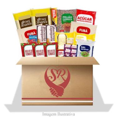 Imagem de Cesta Básica de Alimentos Caridosa  21 Itens - São Rubens