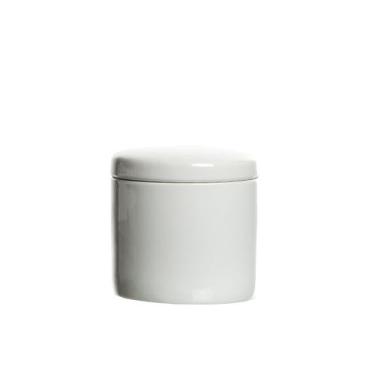 Imagem de Pote Porcelana Pequeno Kit Higiene Quarto Bebê Menina Menino - Potinho