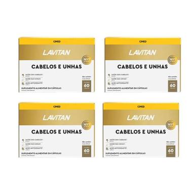 Imagem de Kit 4 Lavitan Cabelos E Unhas 60 Capsulas - Cimed
