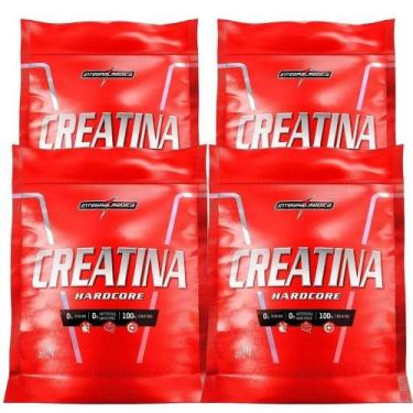 Imagem de Kit 4X Creatina Hardcore Reload Pouch 1Kg - Integralmedica