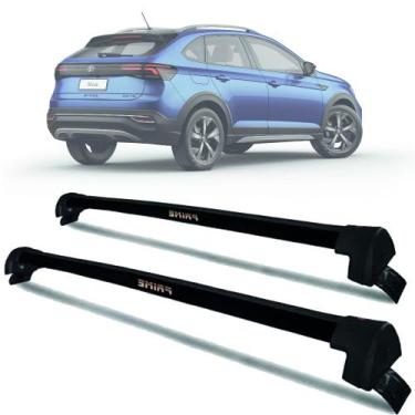 Imagem de Rack Trav Teto Aluminio Prime VW Nivus c/Longarina PTO PR225