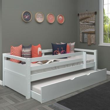 Imagem de Bicama Infantil Solteiro De Madeira Com Cama Aux Woodstore