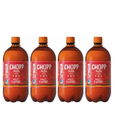 Imagem de Chopp Tupiniquim Pilsen Barrilete 1 Litro Puro Malte 4un
