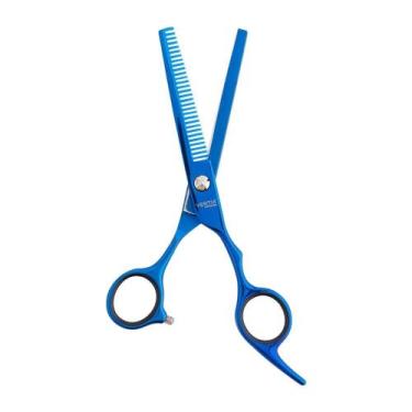 Imagem de Tesoura Profissional Blue Titanium Desbaste 6,0 Vertix